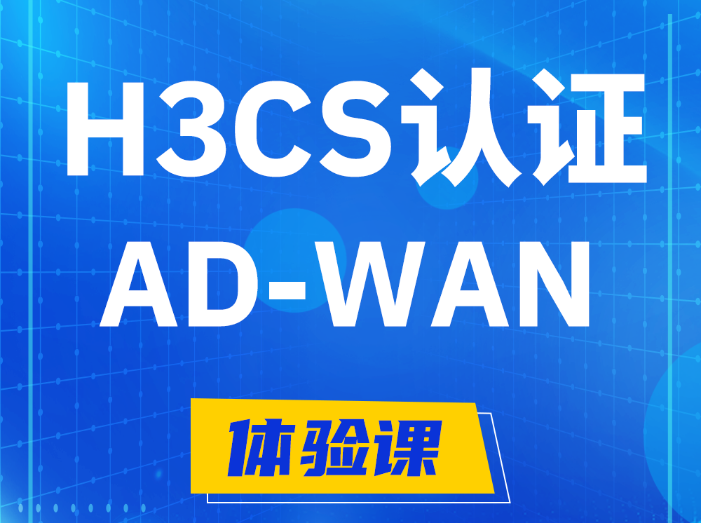 新安H3CS-AD-WAN解决方案专家认证培训课程